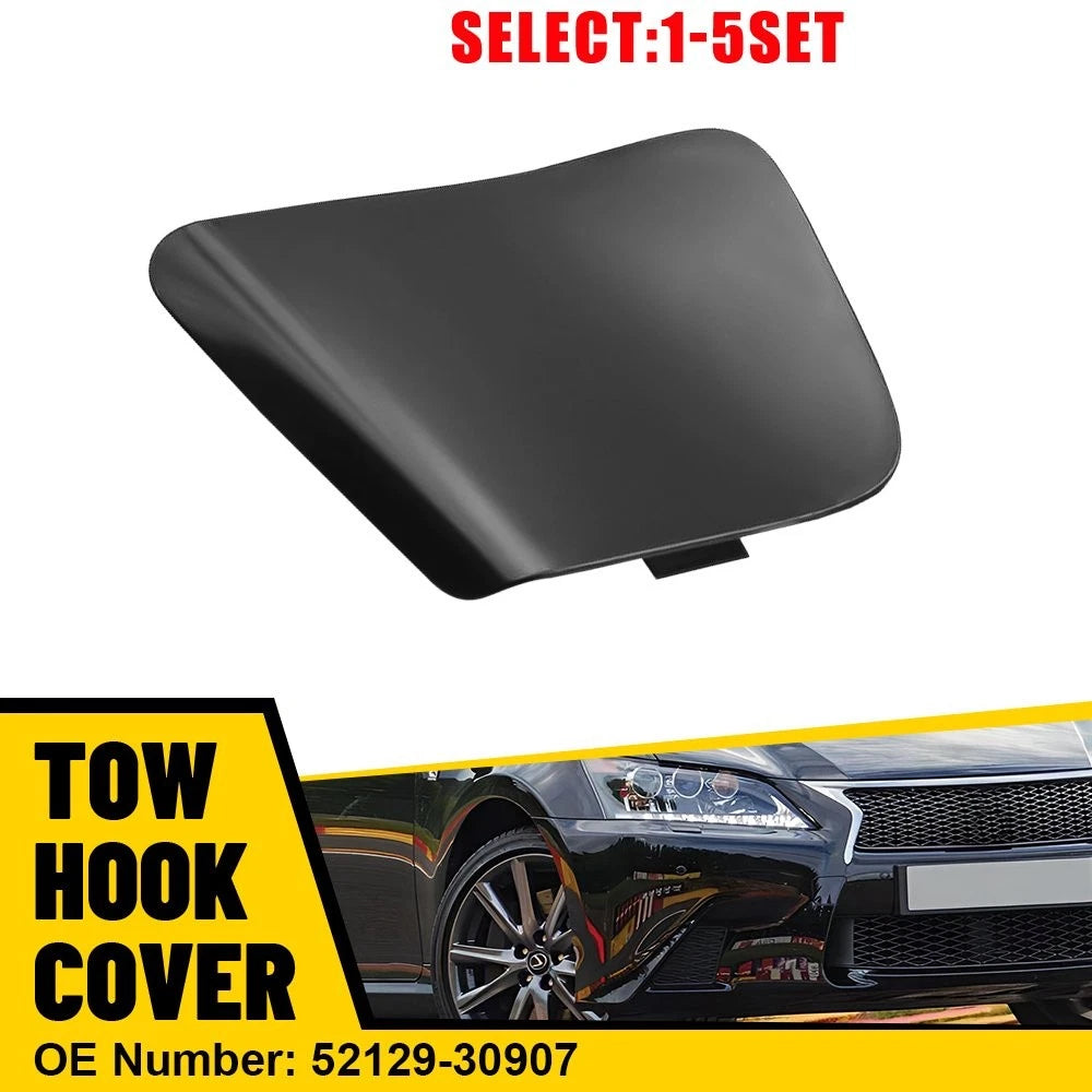 Front Bumper Tow Eye Hook Cover Cap for Lexus GS450h (2013–2015) OE Black