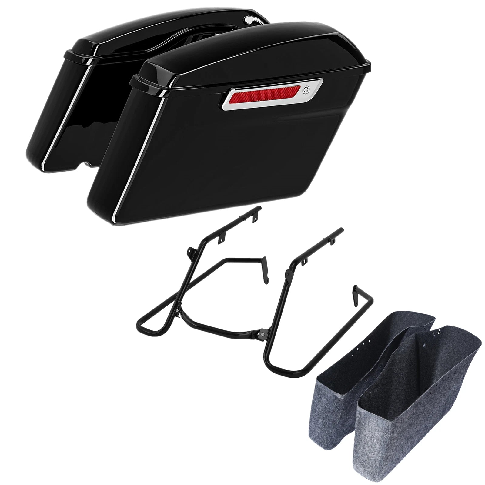 Saddlebags & Conversion Brackets for Harley Softail FLFB FLFBS FXBR FXBRS (2018–2023)