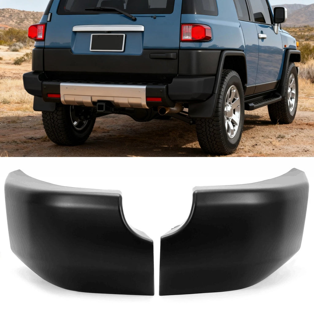Pair Rear Corner Bumper End Cap Pad for Toyota FJ Cruiser (2007–2014)