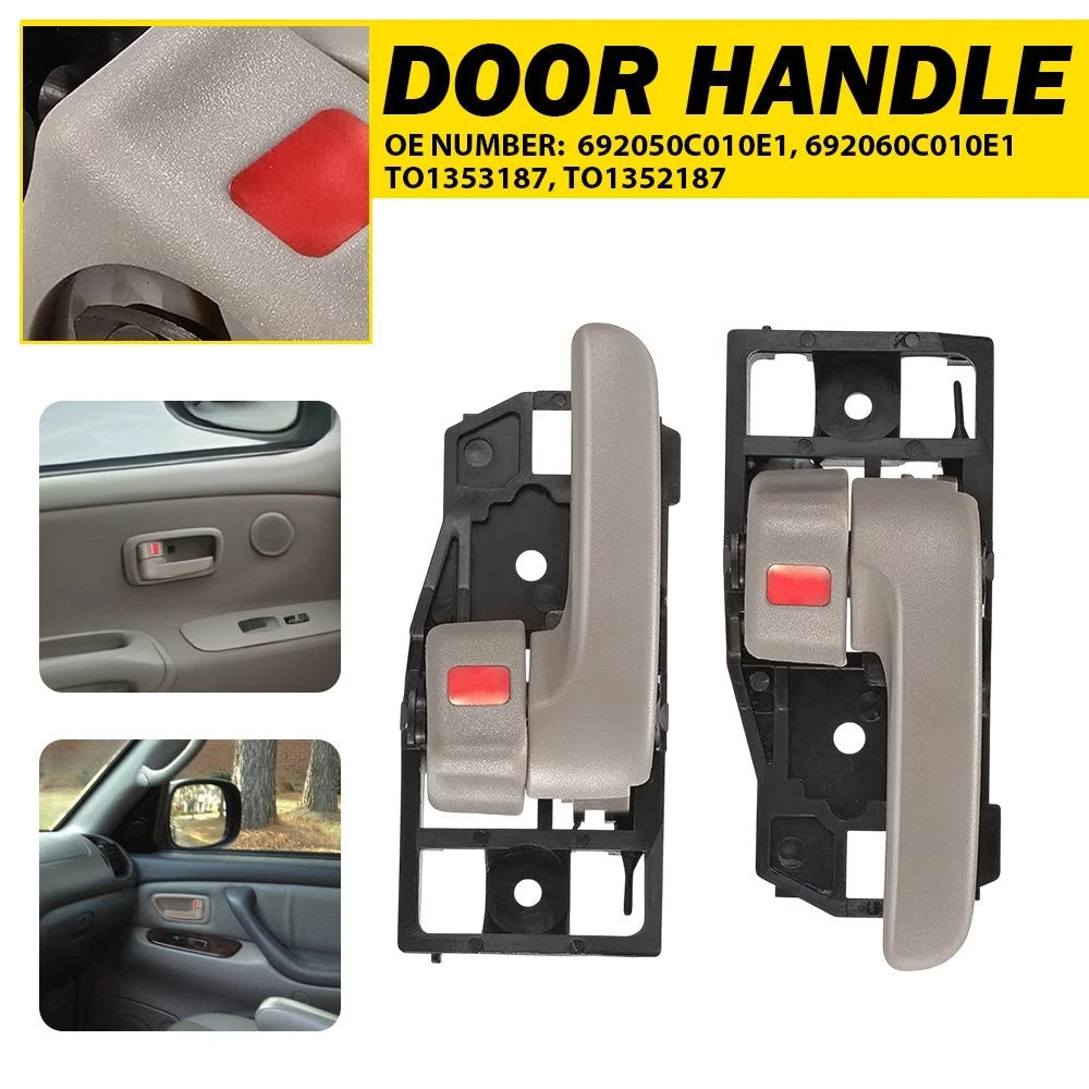 2X Door Handle Trims for Toyota Tundra (2000–2006) Beige EXV