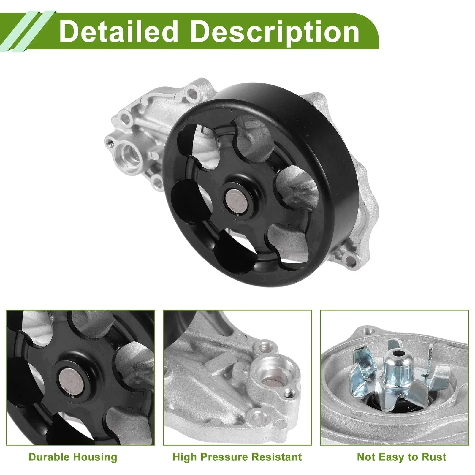Engine Water Pump for Honda Accord (2003-2008) - Cooling System Replacement