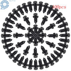 Set of 100 Push Pin Retainer Clips for Honda ATV