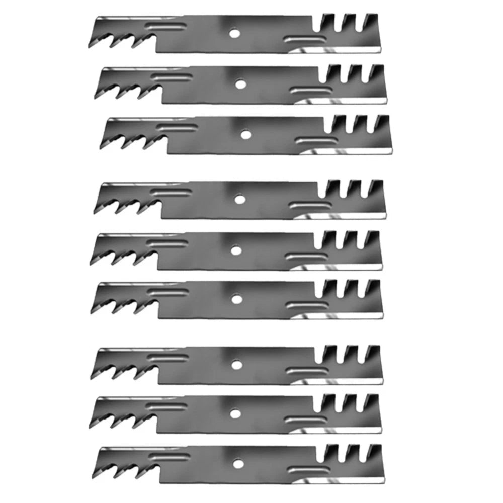 Set of 9 Rotary Blades for Hustler (797704, 797712)