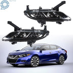 Front Bumper Fog Light Lamps Assembly Kit for Nissan Maxima (2016–2019)
