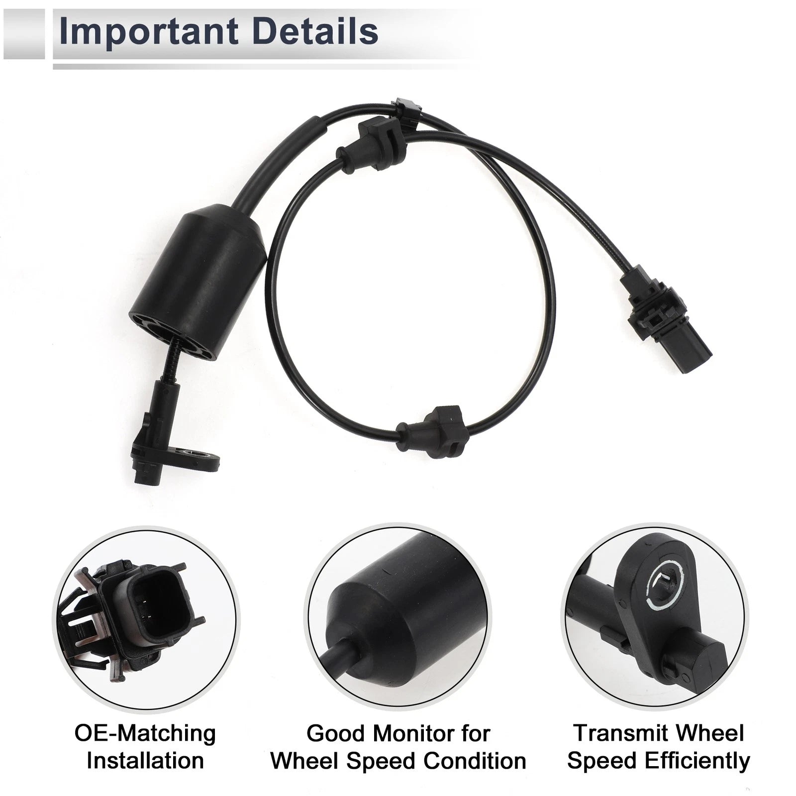 ABS Wheel Speed Sensor No. 57475T5A003 for Honda Fit (2007–2020)