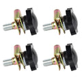 Set of 4 Saddlebag Anti-Theft Screws Knobs U-Clips for Harley Electra Glide