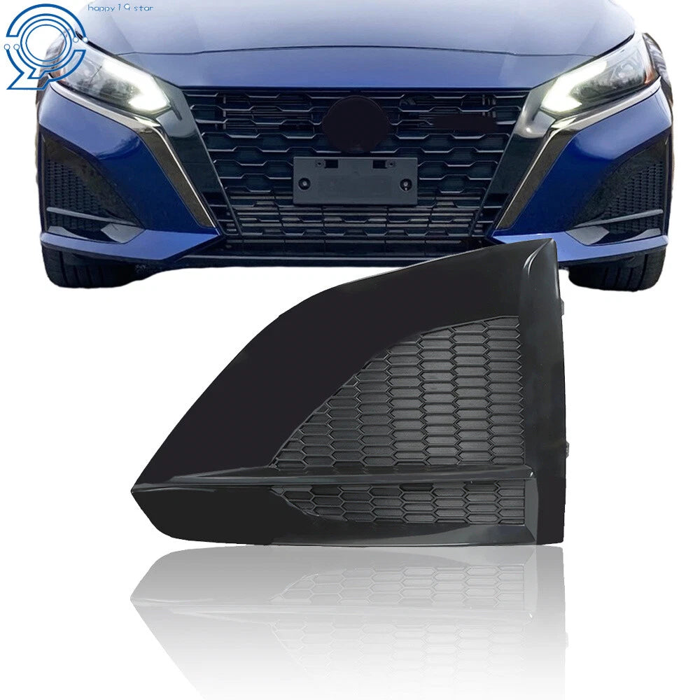 Front Bumper Fog Light Cover for Nissan Altima (2023) Left Side Black