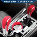 Automatic Gear Shifter Knob for Opel Insignia (2009–2013) Faux Leather Red
