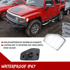 Clear White Fender Side Marker Lights for Hummer H3, H3T (2005–2010)