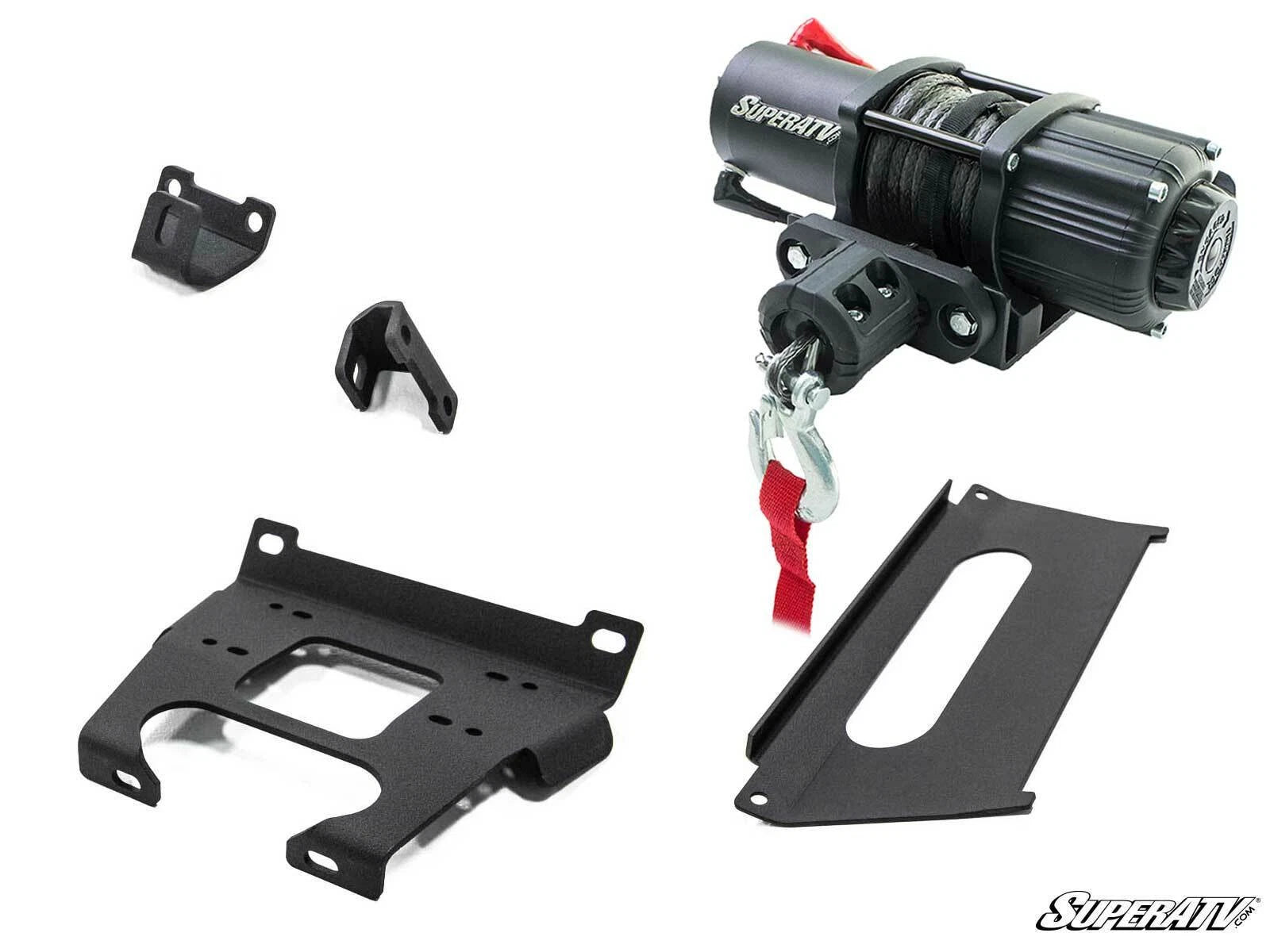 3500 lb Winch & Mount for Polaris RZR XP Turbo / Turbo 4 (2017–2018)