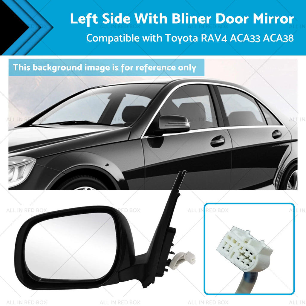 Left Side Door Mirror for Toyota RAV4 ACA33 ACA38 (2008–2012)
