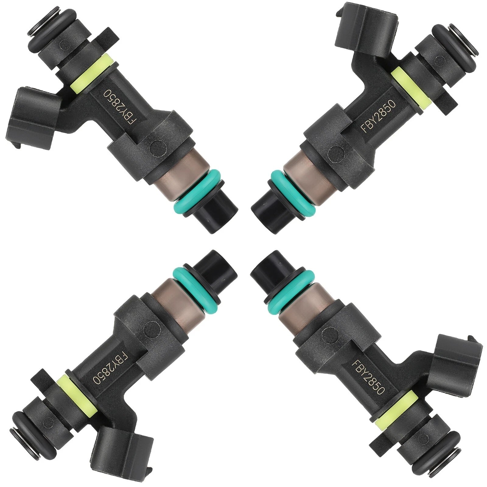 Set of 4 Fuel Injectors for Chevy City Express (2015–2018)