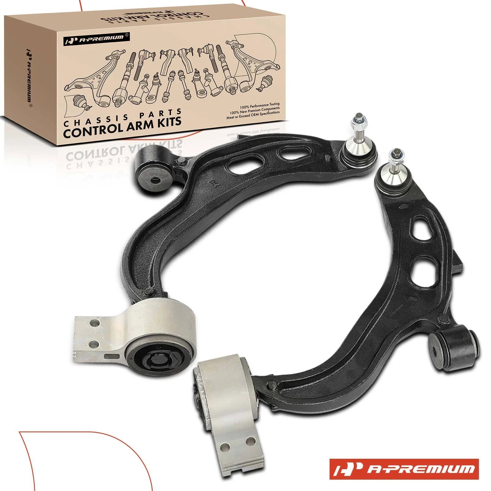 2X Front Lower Control Arm with Ball Joint for Ford Taurus (2008–2019)