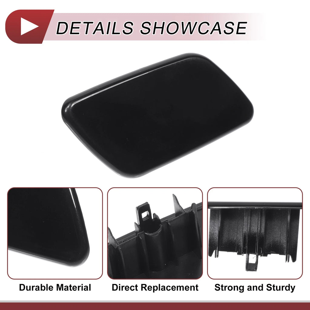 Front Right Washer Nozzle Cover Cap for Subaru Forester (2018–2021) Black