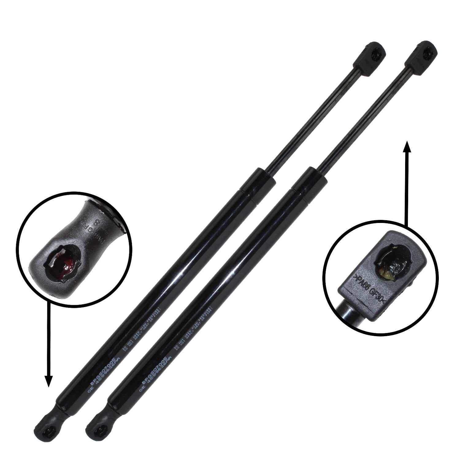 2X Gas Spring Hatch Liftgate Support for Dodge Magnum (2005–2008)
