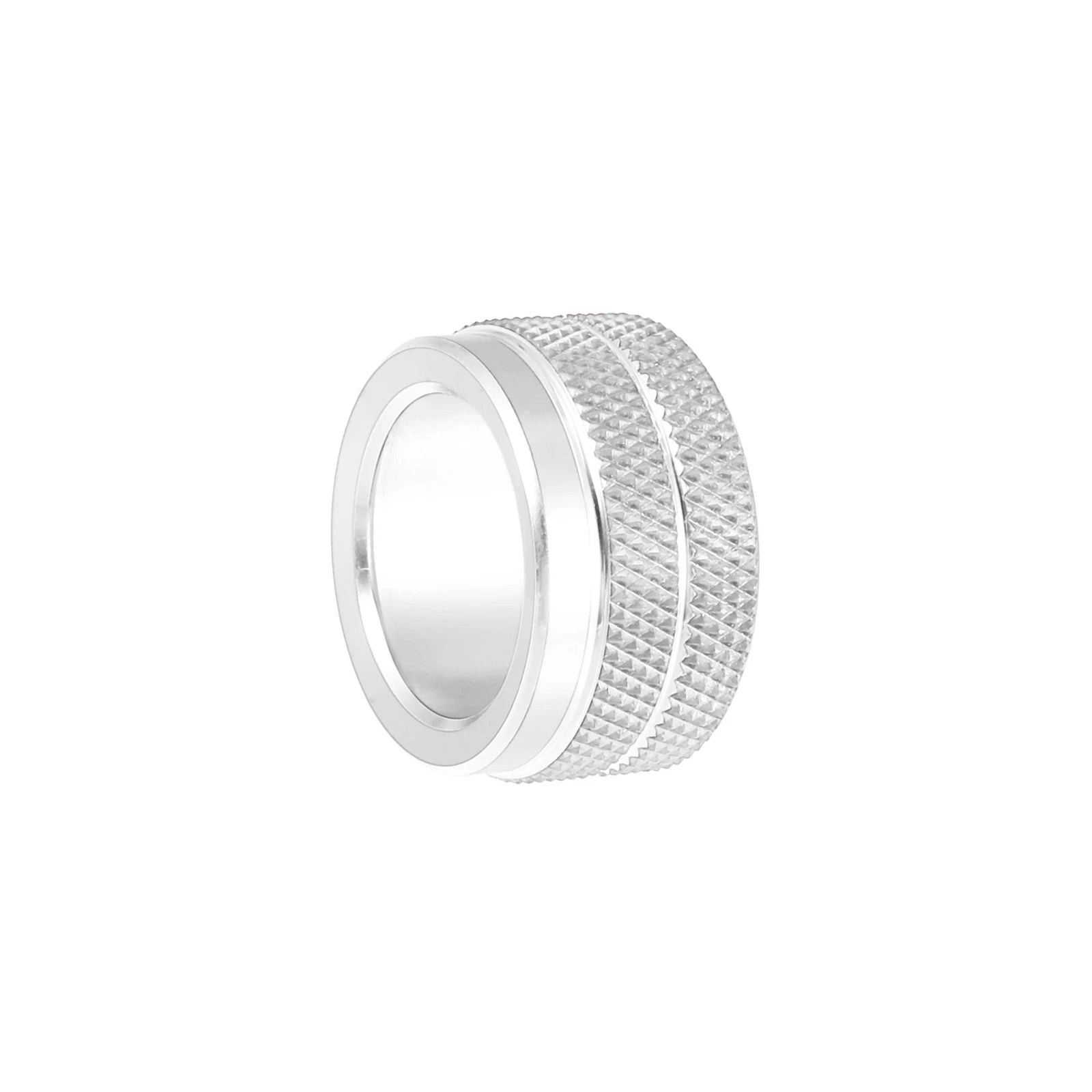 Auto Mirror Switch Knob Cover for Toyota  - Silver Tone