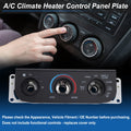 A/C Climate Heater Control Panel Plate for Ford F-150 (2004–2008) OE 2L3Z-19980-BA