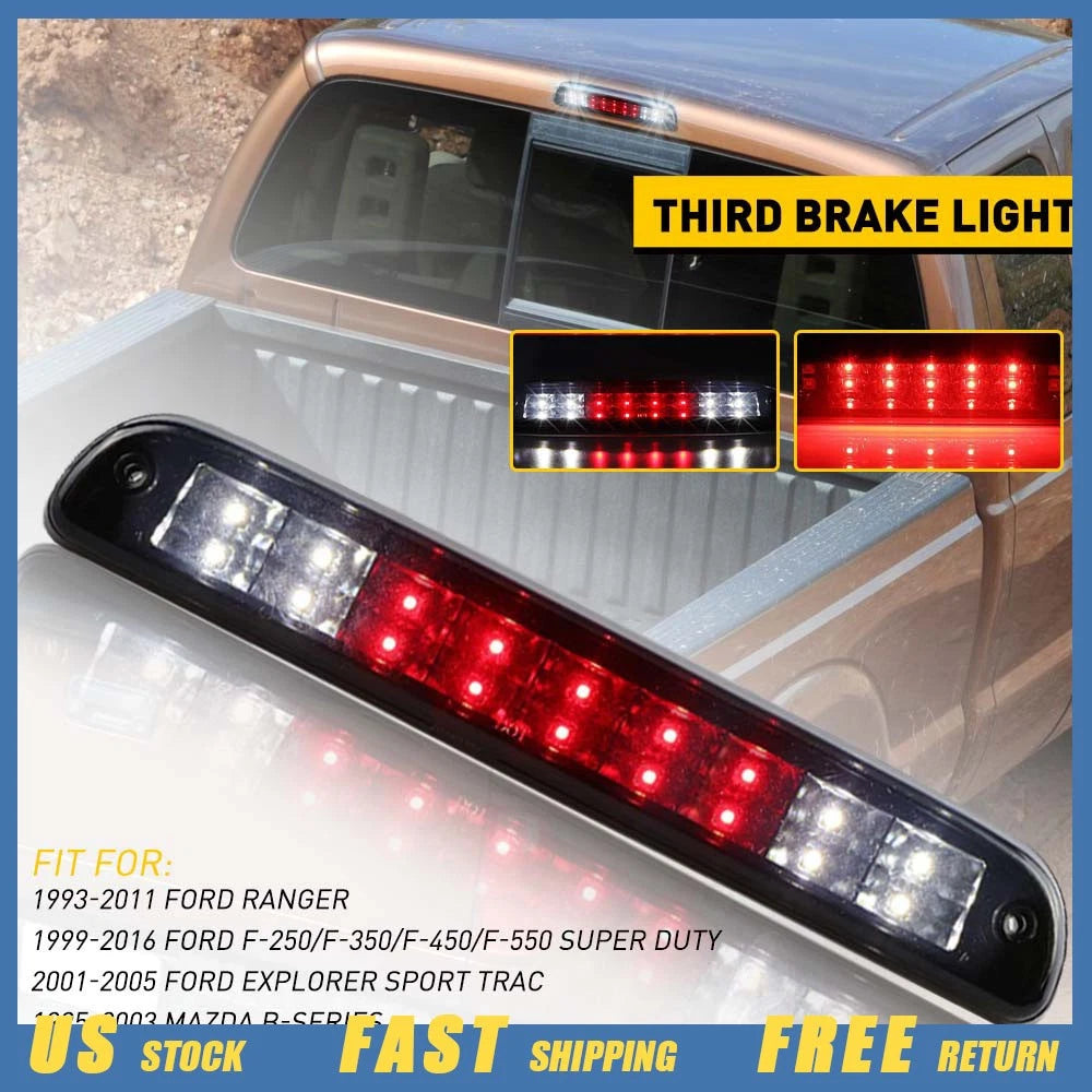 LED Third Brake Light for Ford F250 F350 F450 (1999–2016) Smoked Lens