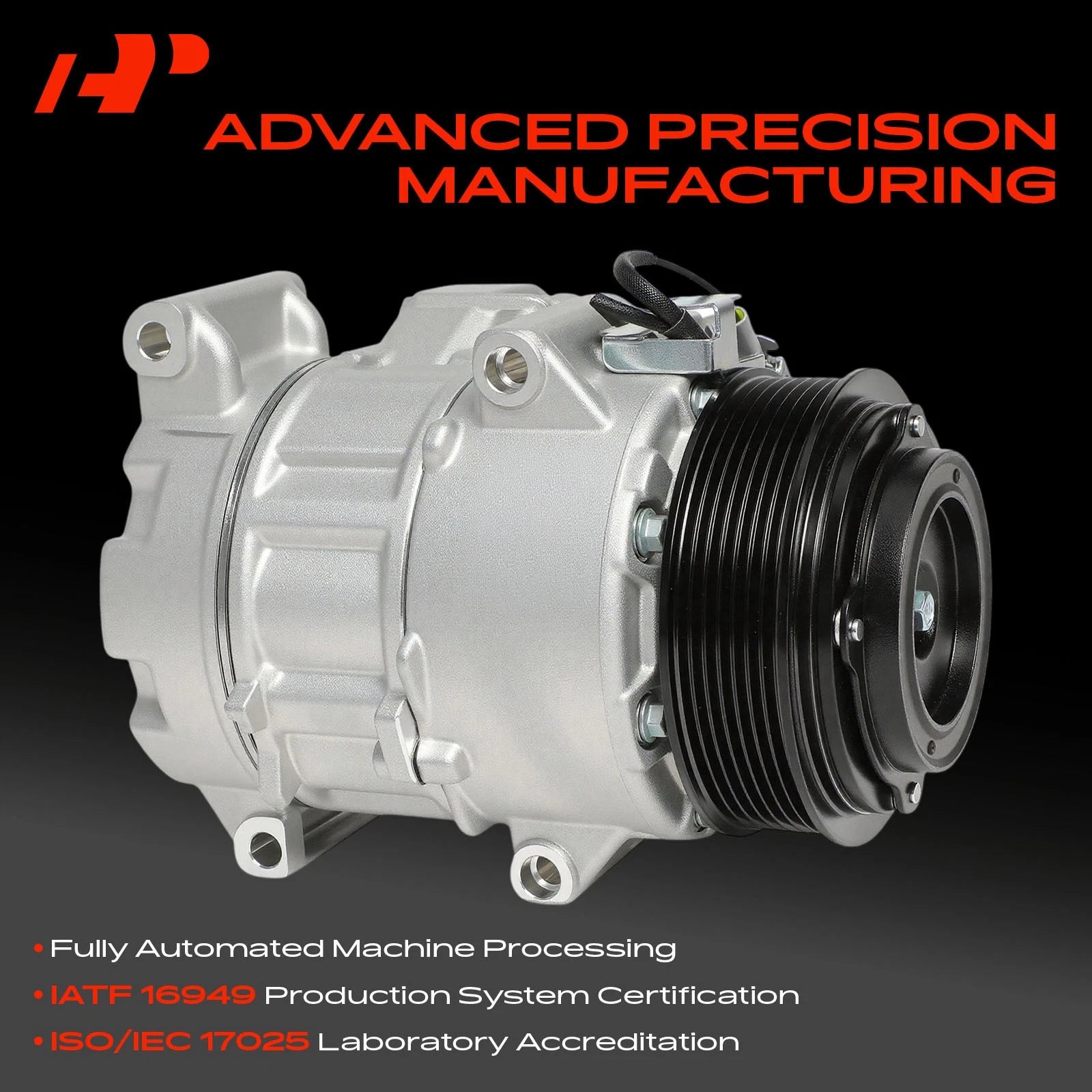 A/C Compressor with Clutch for Toyota Camry and Highlander (2012-2017)