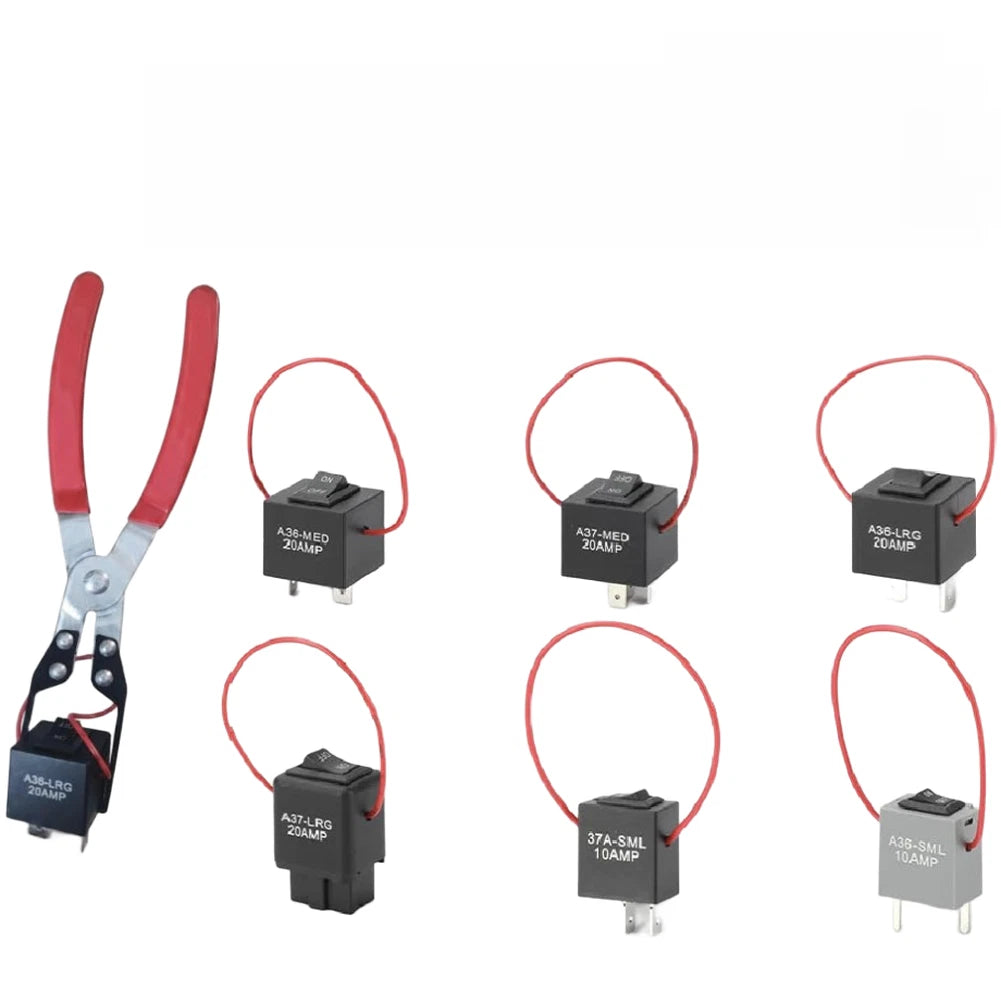 6X Relay Bypass Switch Kit 9038A for Automotive Fuel Pump Circuit Test