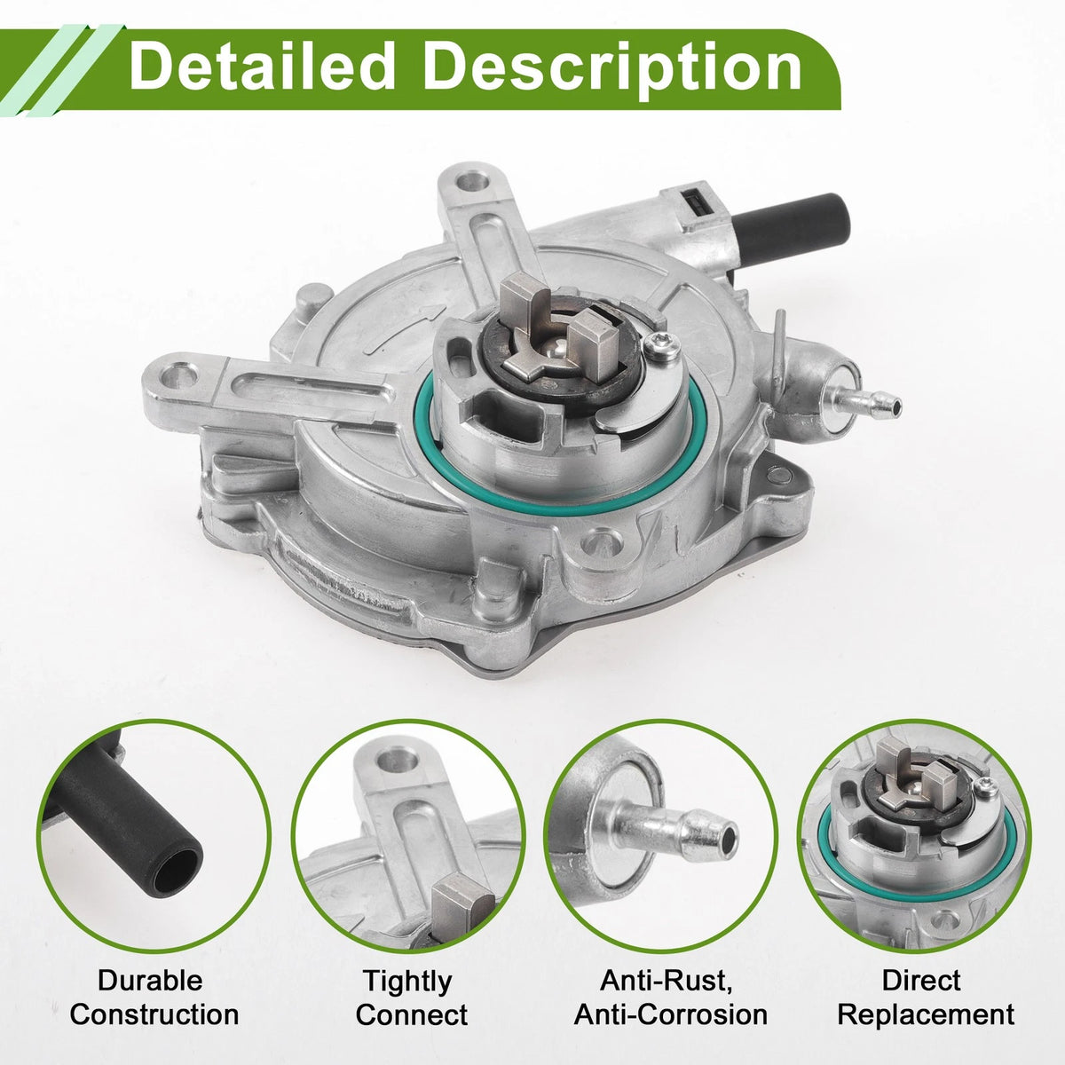 Brake Vacuum Pump No. 2722300565 for Mercedes-Benz C230 (2006–2007)