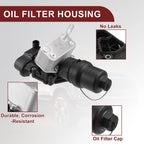 Engine Oil Cooler Filter Housing with Seals for Volkswagen Eos (2007–2016)