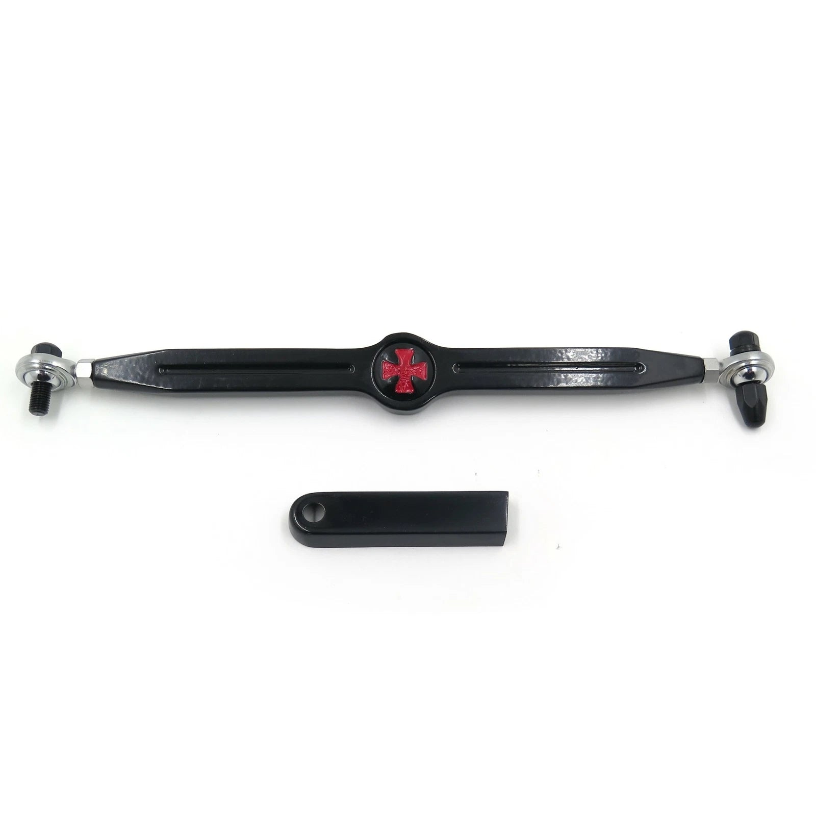 Black Maltese Cross Gear Shift Linkage for Harley Touring Fatboy Softail (2000–2023)