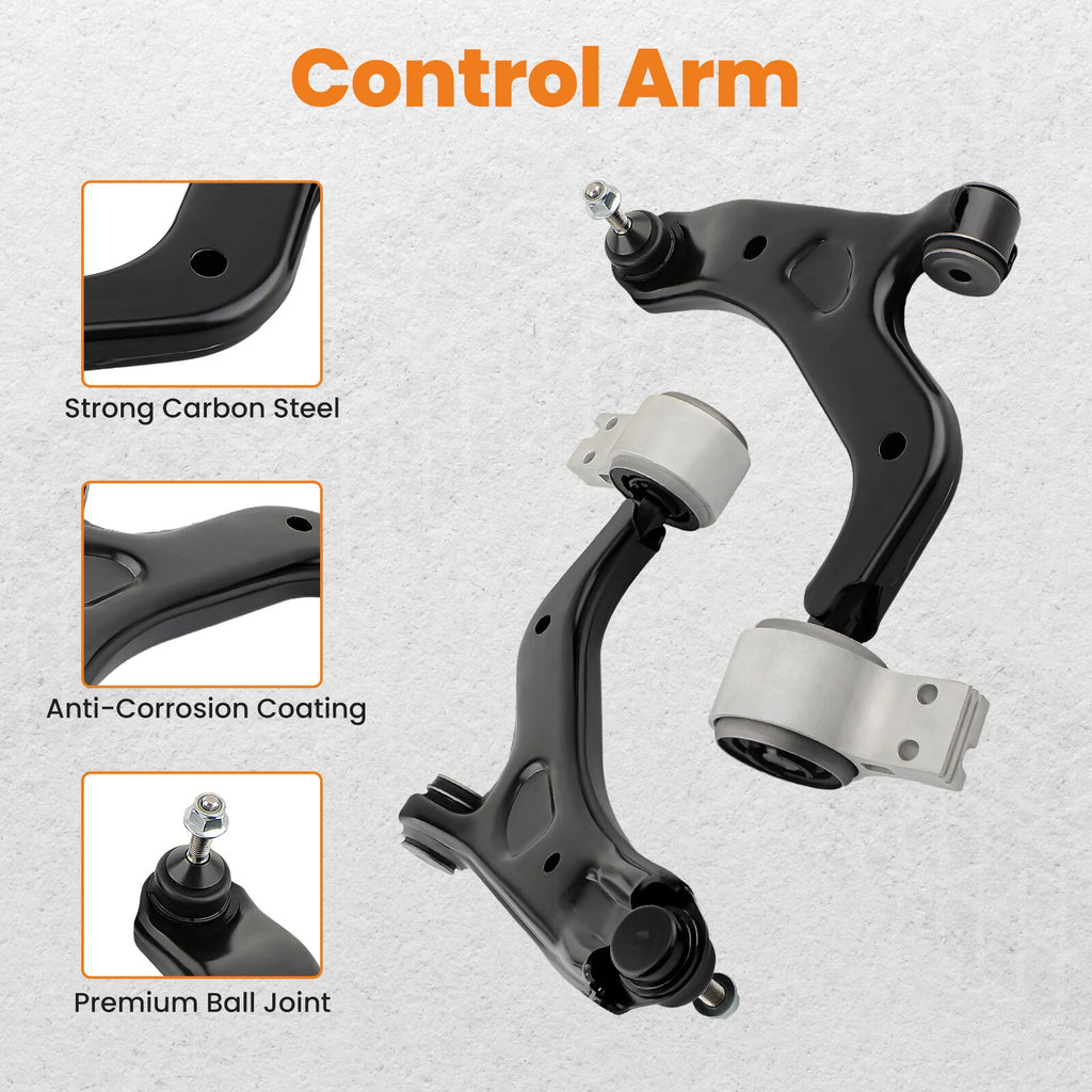 Front Lower Control Arms w/ Ball Joint for Ford Taurus Mercury Sable (2008–2009)