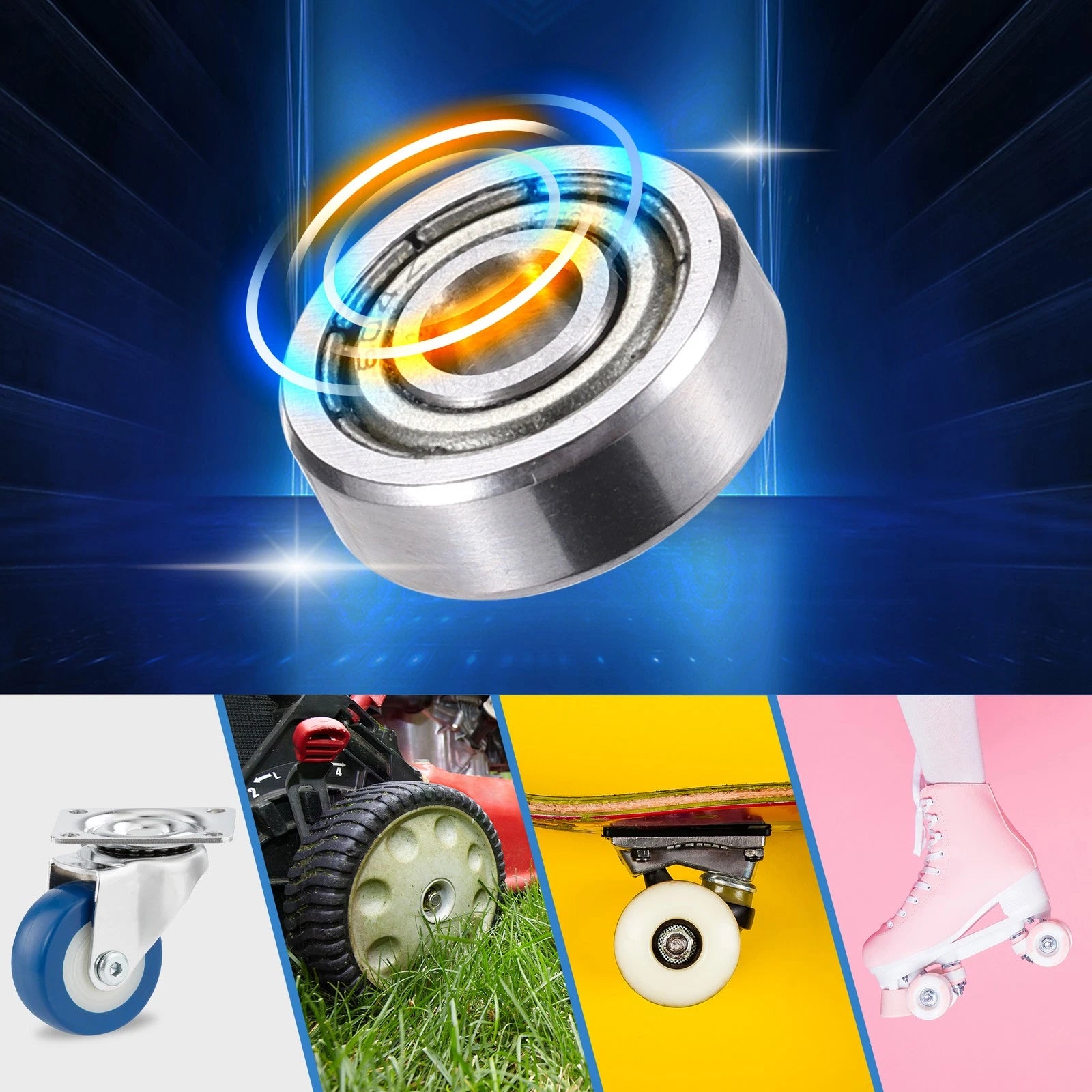 10pcs 604ZZ Deep Groove Ball Bearings for Various Models 