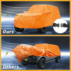 Waterproof Car Cover for Ford Bronco Sport (2021–2023) Orange Cotton Zipper