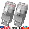 2X AUXITO 3157 4157 3057 Red LED Turn Signal Tail Brake Light Bulbs