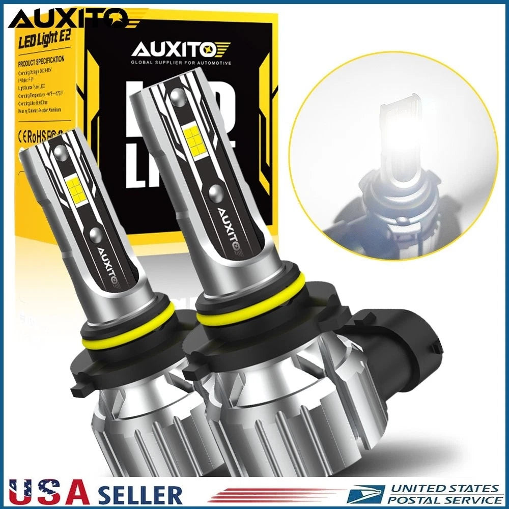 AUXITO 9005 LED Headlight Kit for Hi Lo Beam Bulbs (6500K, 40000LM)