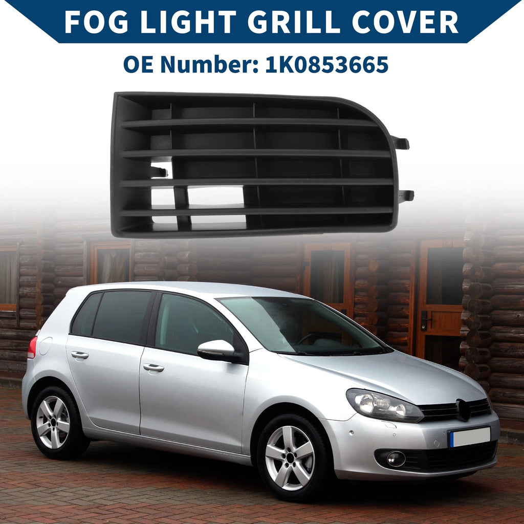 1pc Front Left Fog Light Grill for Volkswagen Golf (2005–2009) 1K0853665