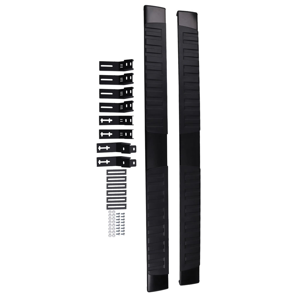 Running Board Side Steps for Toyota Tacoma Crew Cab (2024–2026) Aluminum Black
