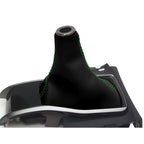 Manual Shift Boot Cover for Honda Civic (2016–2020) - Carbon Fiber, Green Stitch