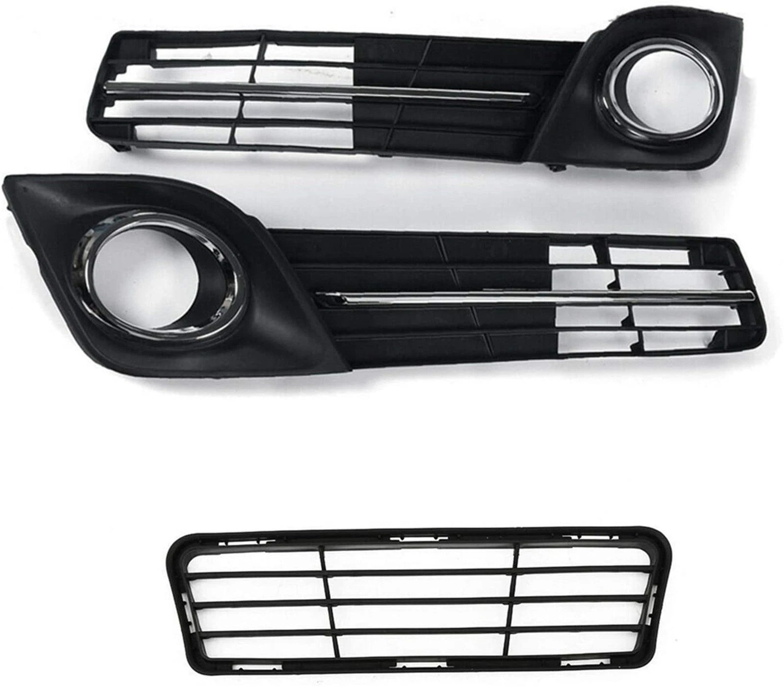 Set of 2 Black Fog Light Covers for Toyota Camry SE (2012–2014)