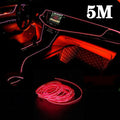 5M Red LED Interior Atmosphere Light Strip for Auto