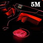 5M Red LED Interior Atmosphere Light Strip for Auto