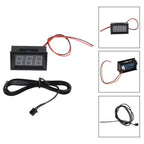 LED Digital Thermometer Temp Sensor Meter Probe for DC 12V (–50 ~ 110°C)