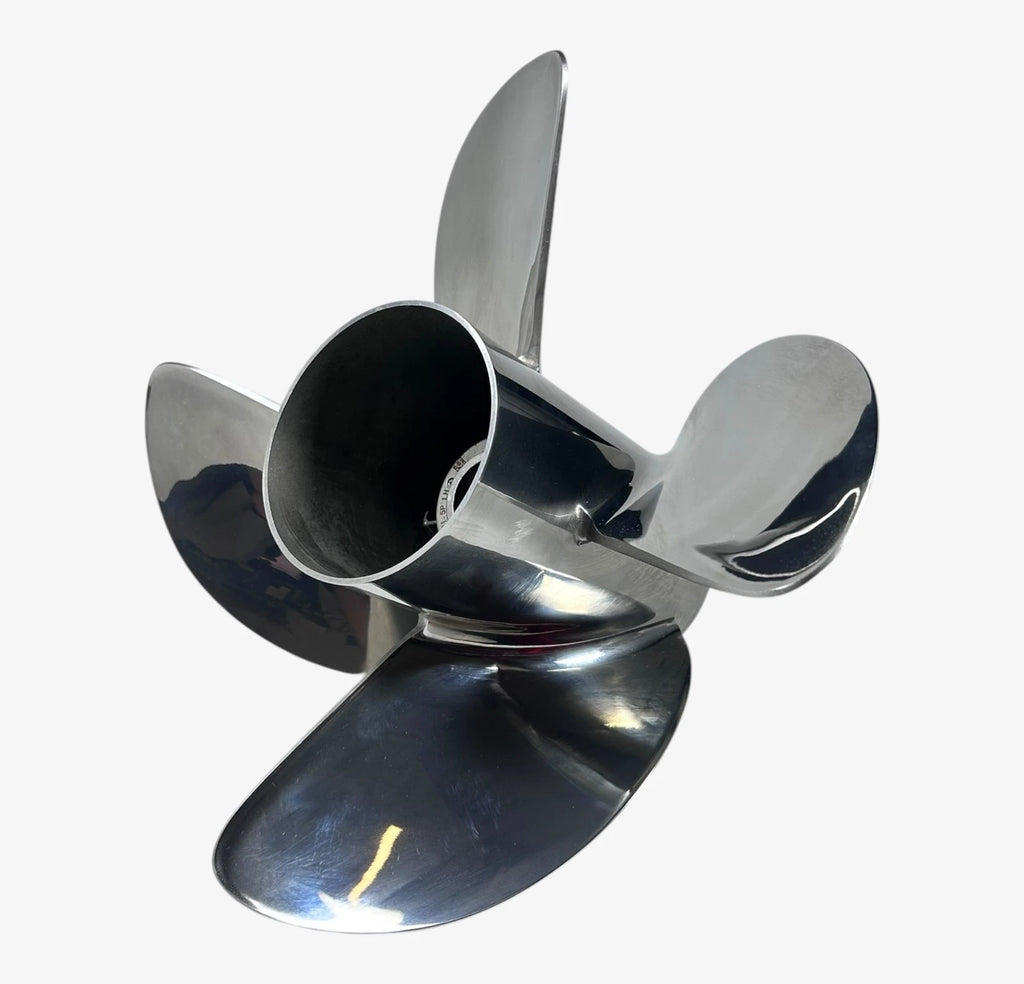 4-Blade Stainless Steel Propeller for Mercury (Rev 4 XP, LH)