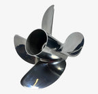 4-Blade Stainless Steel Propeller for Mercury (Rev 4 XP, LH)