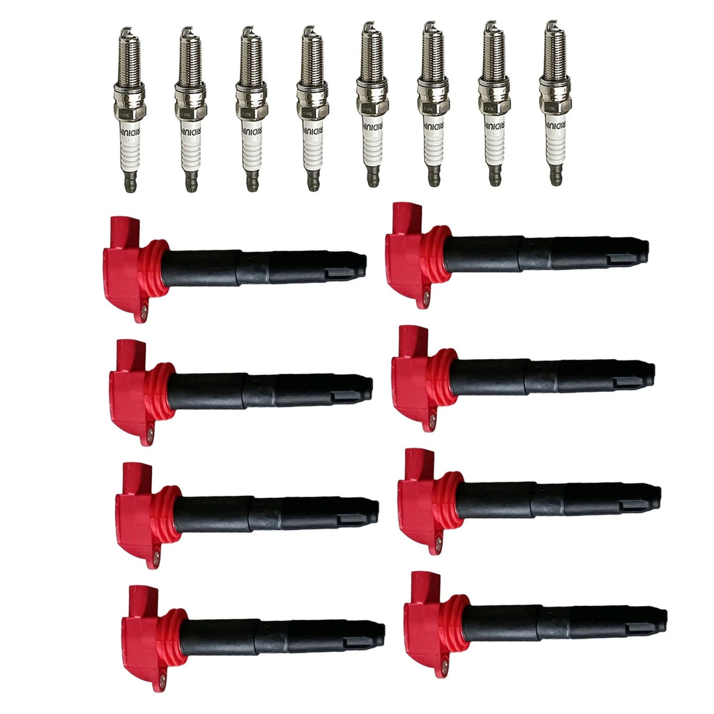 Set of 8 Ignition Coils & Spark Plugs for Porsche Panamera (2014-2018)