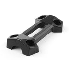 CNC Front Handlebar Riser Clamps Top Cover Kit Black for Kawasaki Z900 (2017–2022)