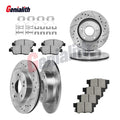 Front Rear Drilled Rotors Ceramic Pads for Honda Civic (2009–2011)
