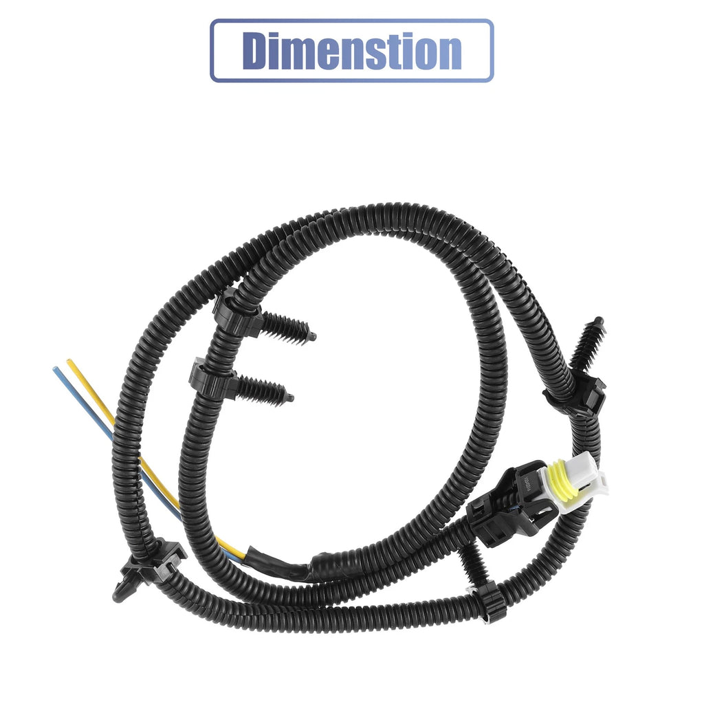 2X Rear LH RH ABS Wheel Speed Sensor Wiring Harness for Cadillac CTS (2003–2007)