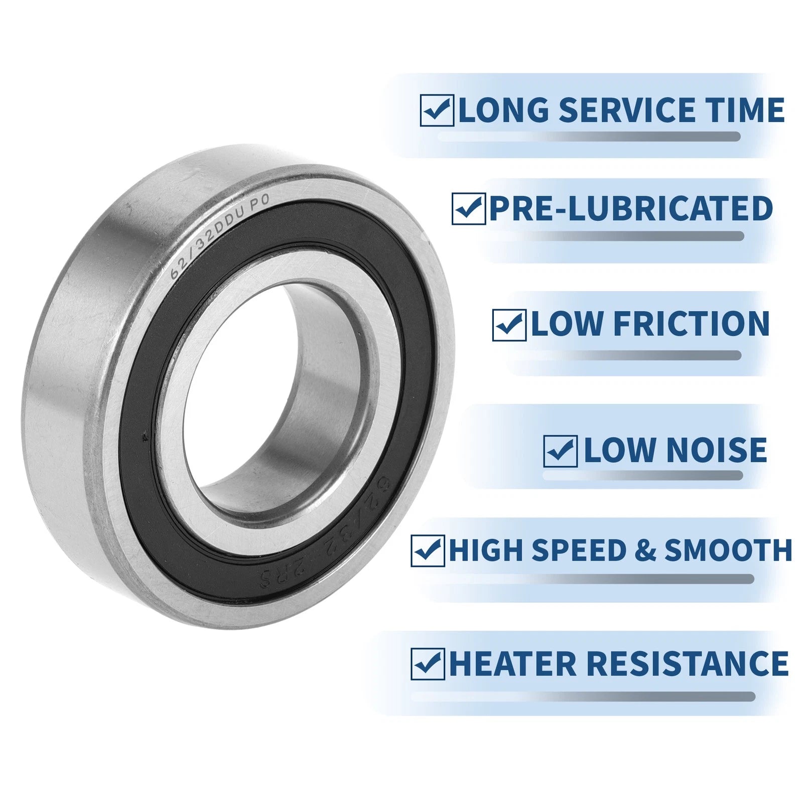 Deep Groove Ball Bearing 32x65x17mm for Scooter Skateboard (P0)