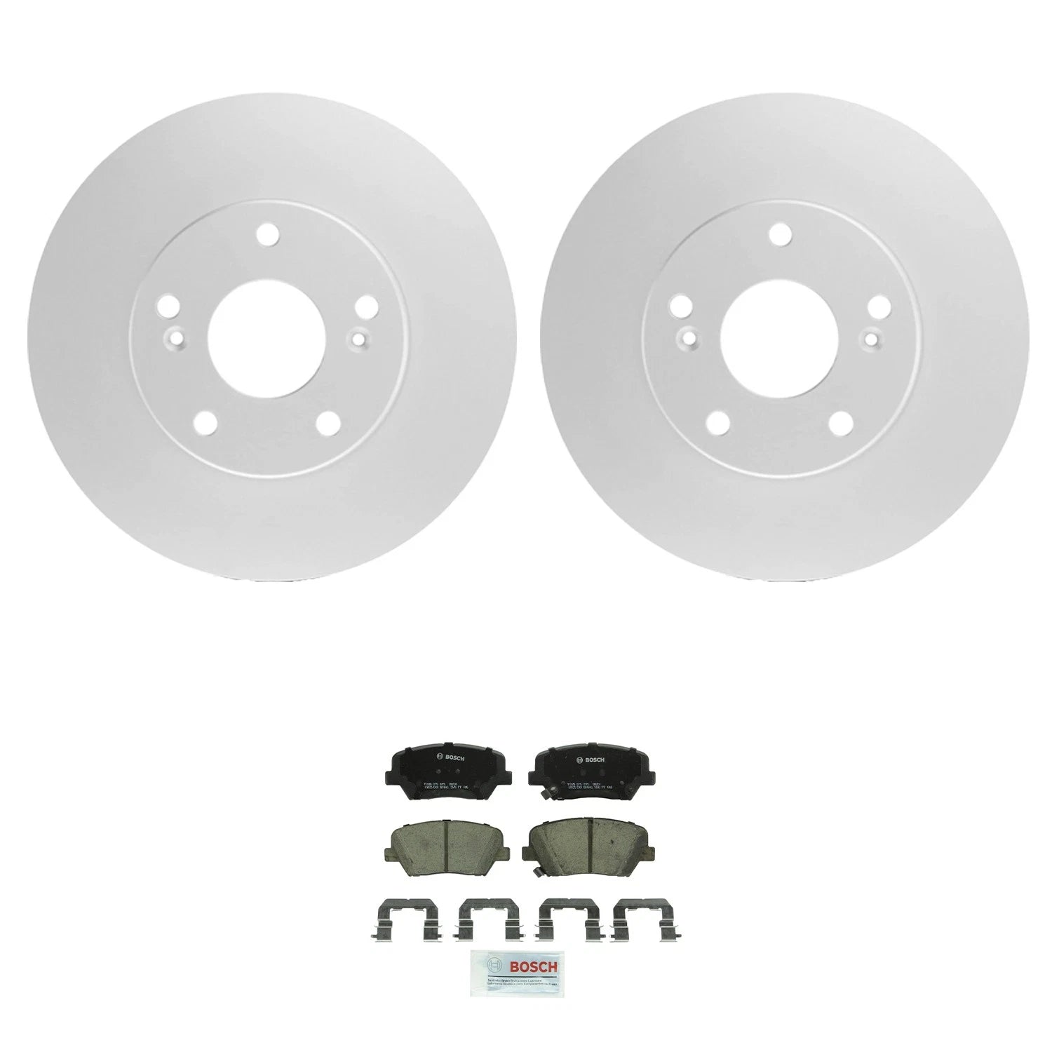 Front Rotors Ceramic Disc Brake Pad Kit for Santa Fe Sport, Sorento (2013–2019)