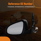 Side Mirror for Toyota Corolla L/LE Eco/S (2014–2019) TO1320293 17731621