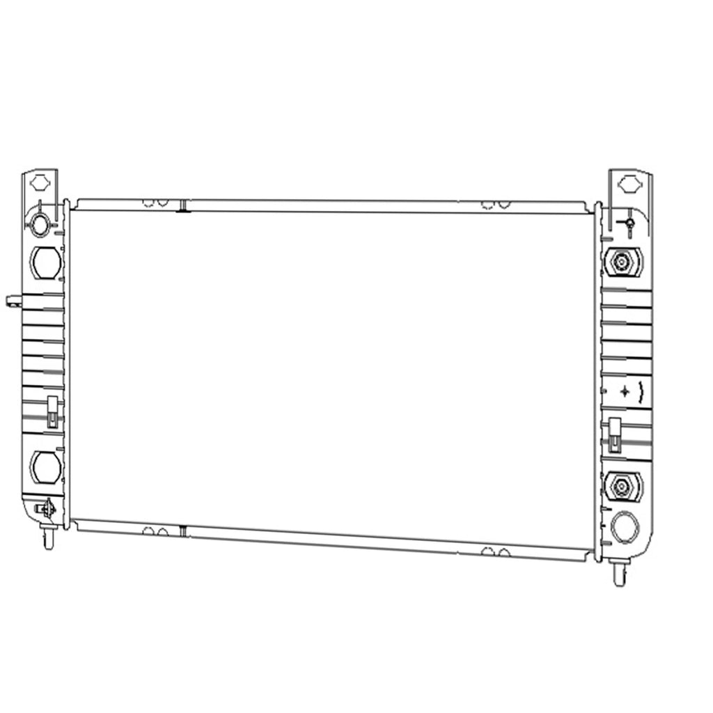 Replacement Radiator for Toyota Hilux (2012–2015)