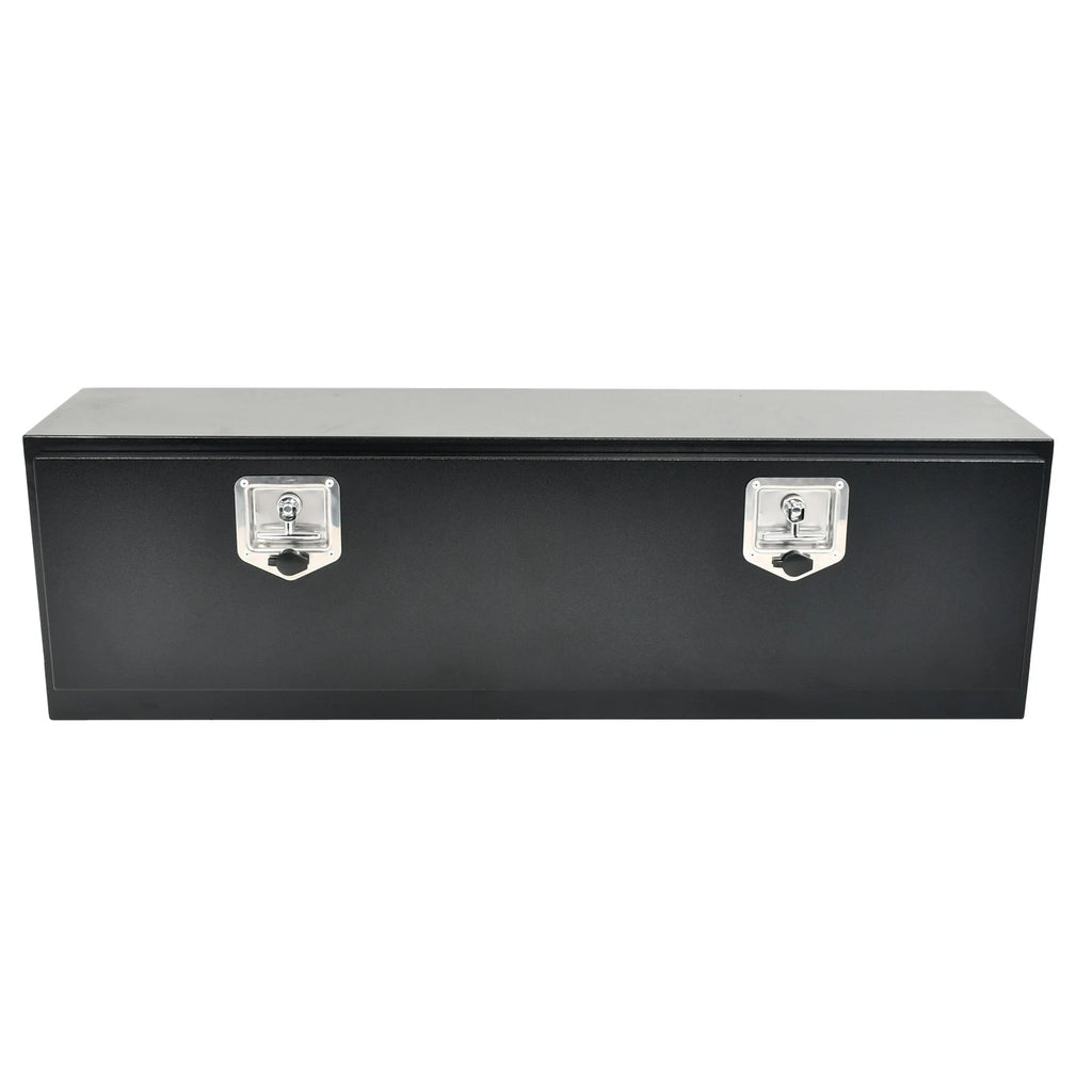 Tool Box for Pickup Truck (48"X12"X14") - Black Steel with Lock & Key